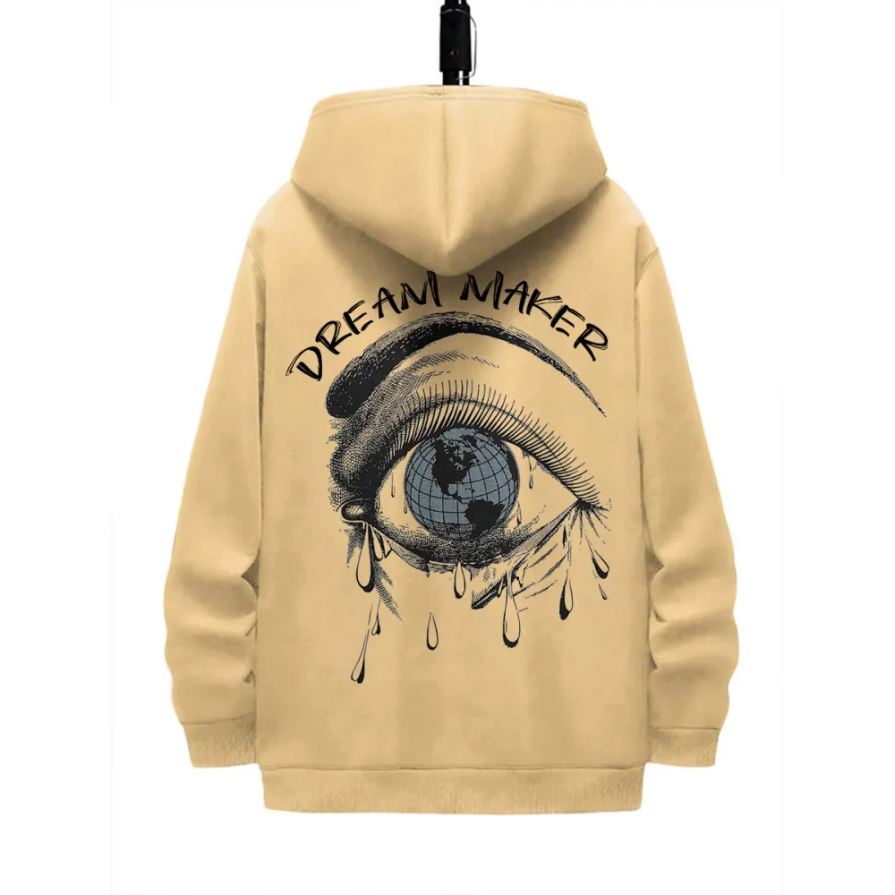 DREAM MAKER DESIGNED PATTERN PRINTED HOODIE