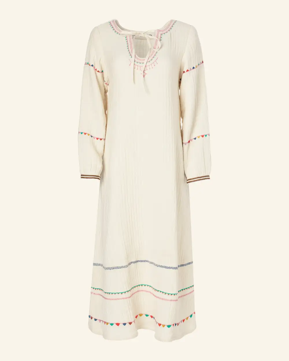 Tali Embroidered Tunic Dress