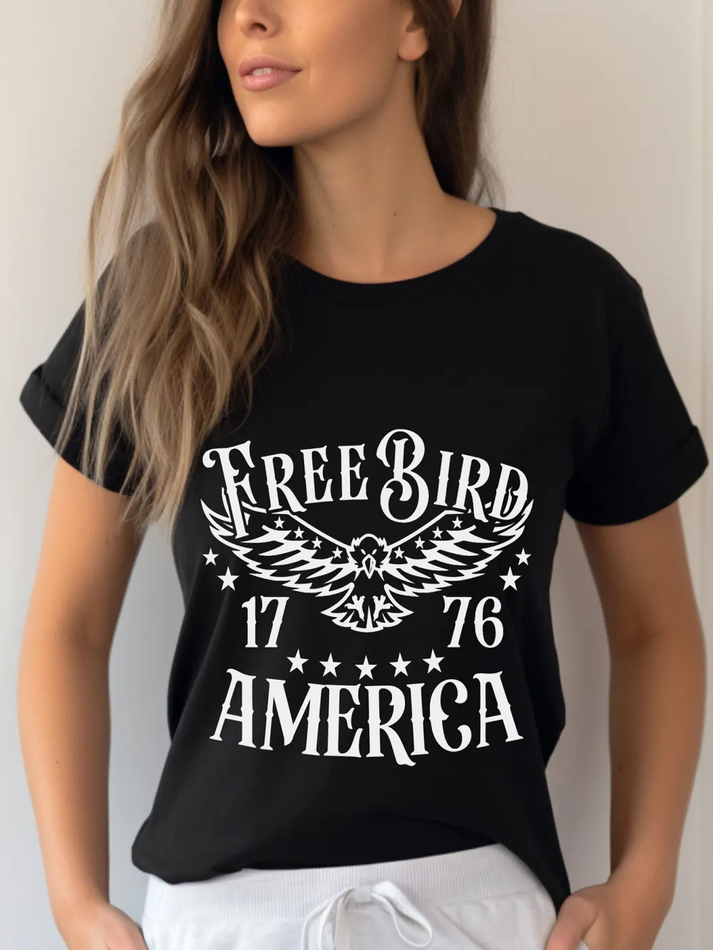 Free bird  lady T-shirt