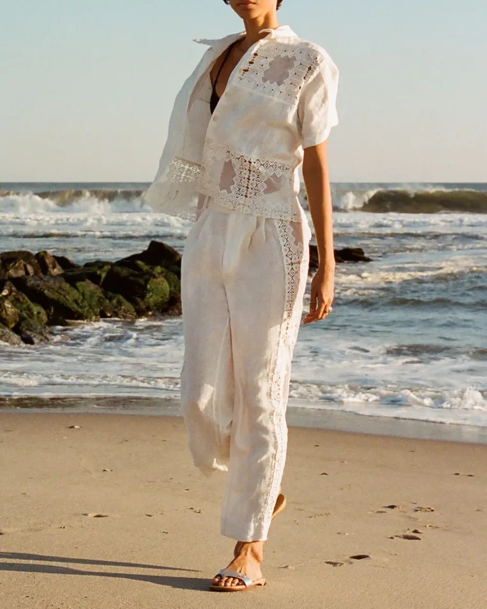 Colette Picnic Eyelet Pant