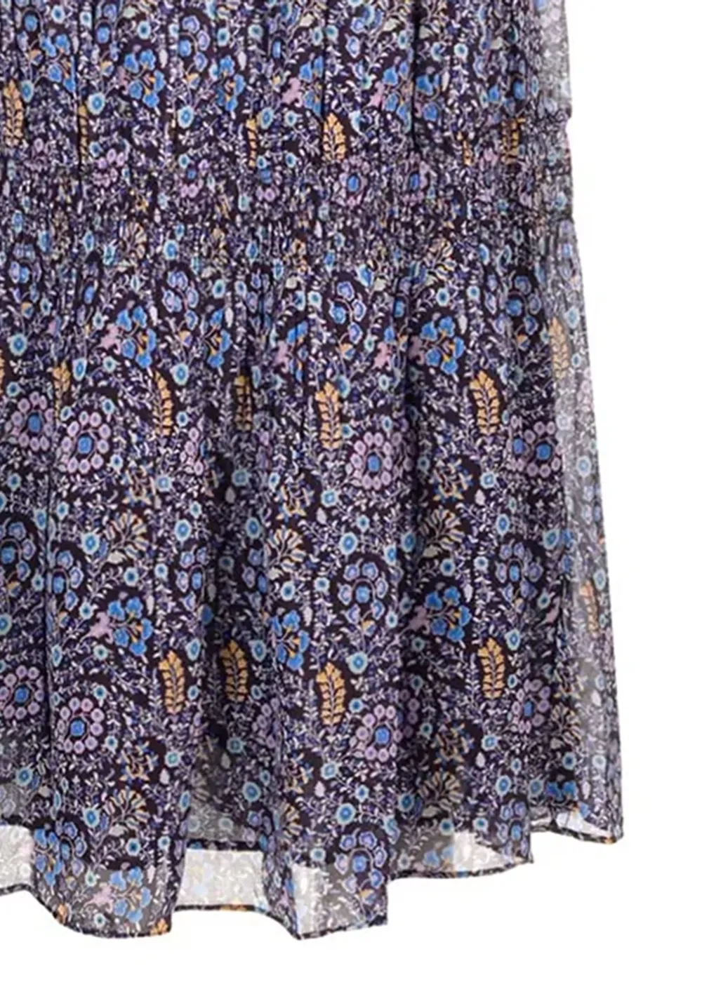 Abstract Print V Neck Nunca Skirt