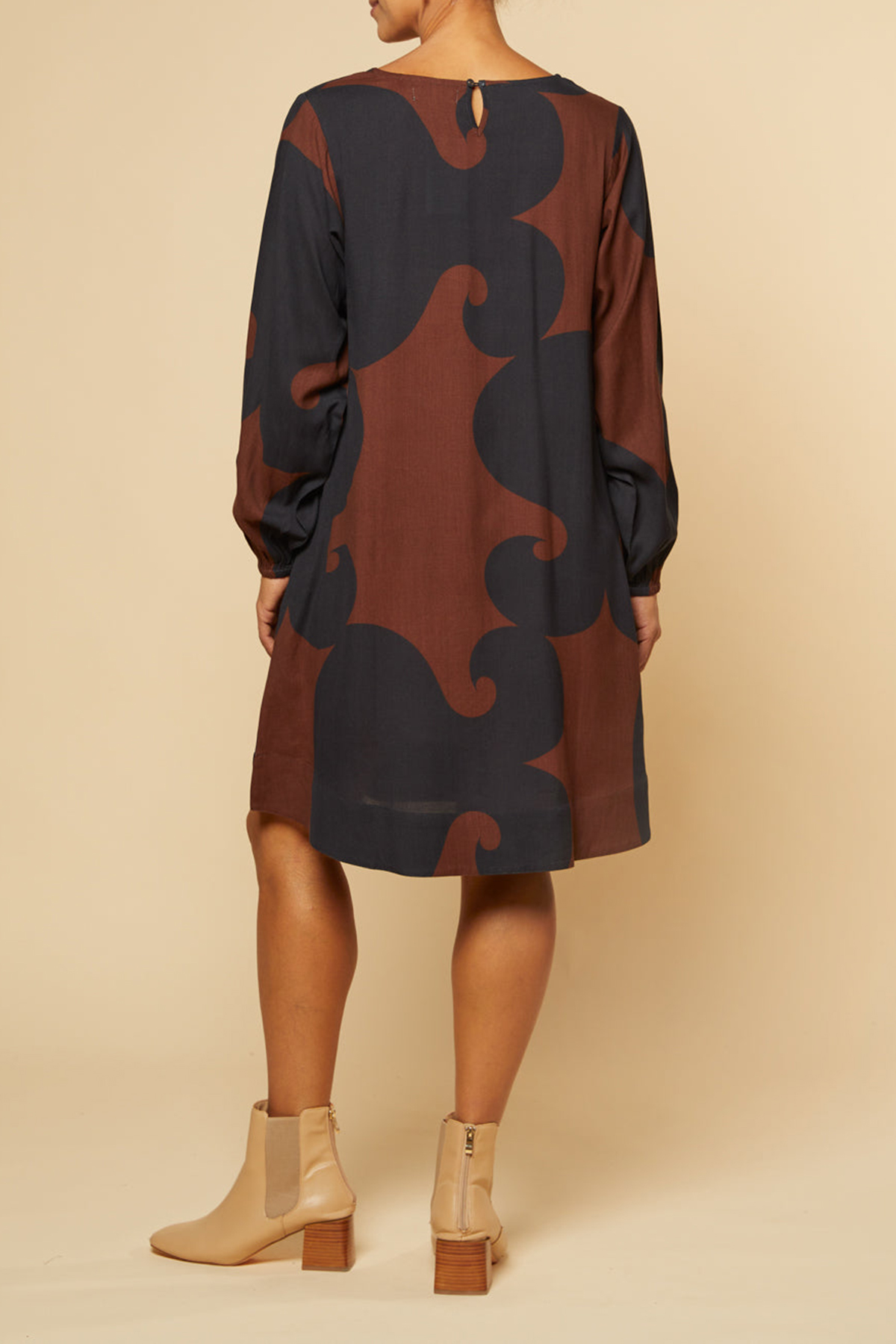 Hazel Short A-Line Tunic Dress in Soho