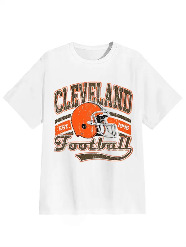 CLEVELAND Football Retro Graphic T-shirt