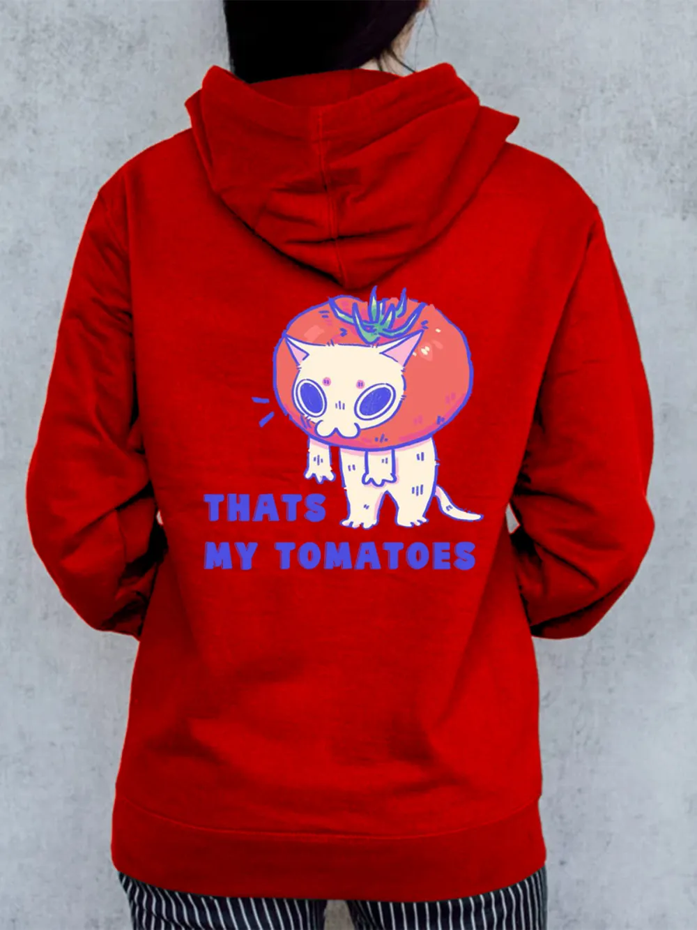 THATS MY TOMATOES PATTERN HOODIE