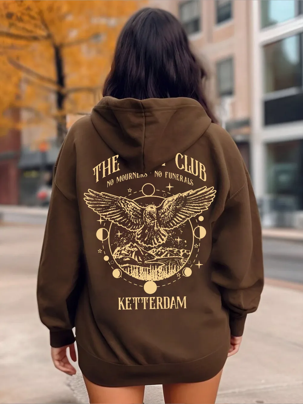 THE CROW CLUB  women's fashion hoodie