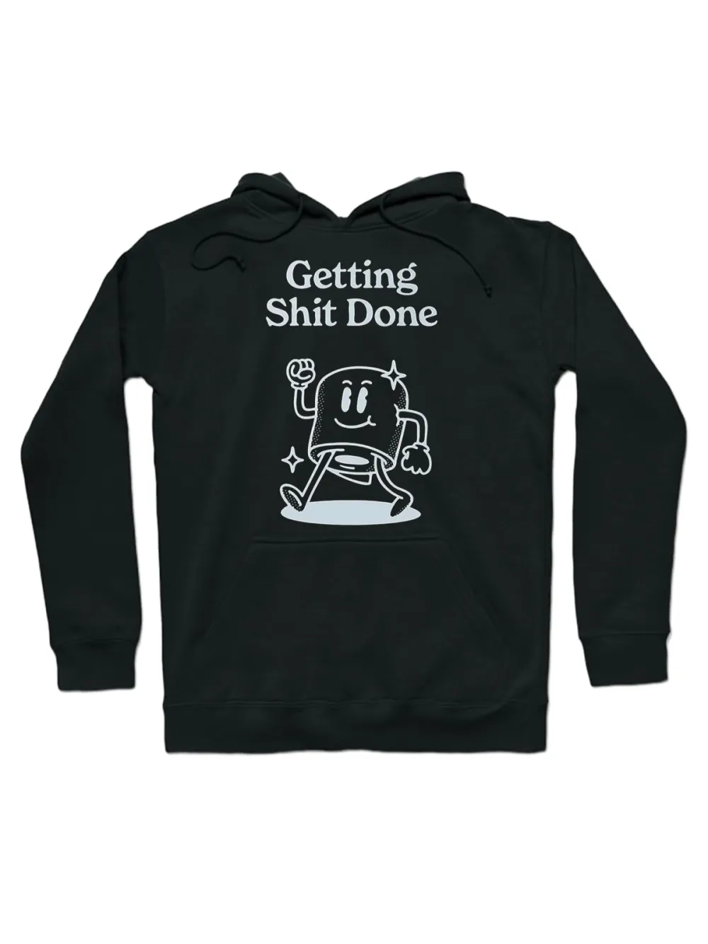 Getting Sh*t Done Pattern Printed Hoodie