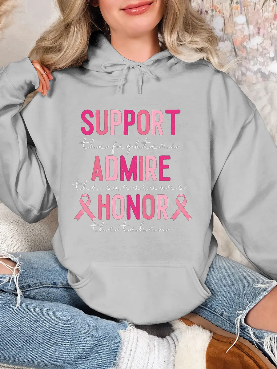 SUPPORT ADMIRE HONOR Hoodie