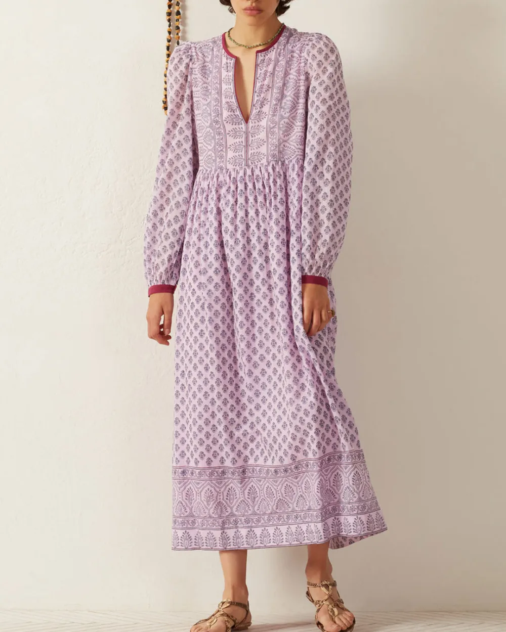 Winifred Lilac Bhutti Dress