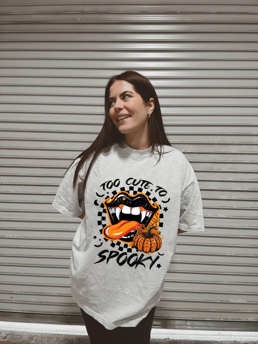 Women's Pumpkin Combination Printed T-shirt