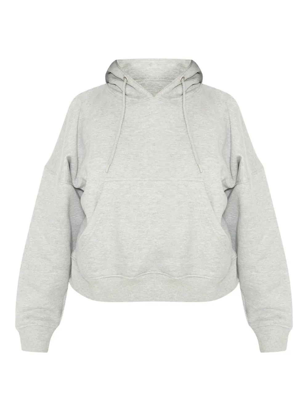 Grey Embossed Detail Hoodie