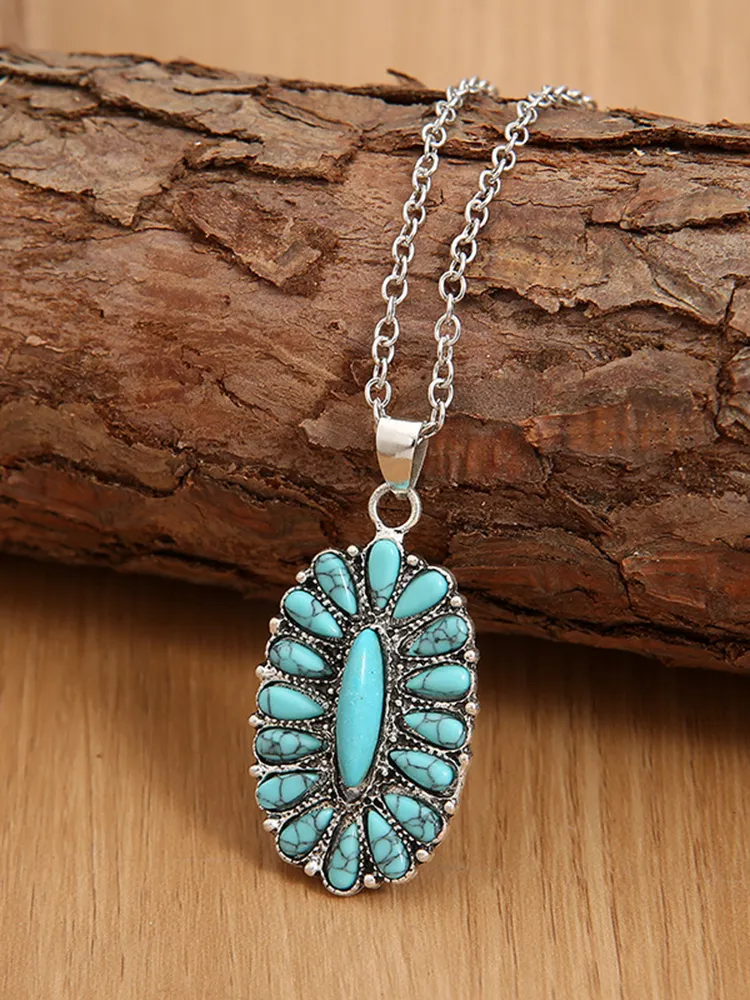 Vintage Western Turquoise Necklace