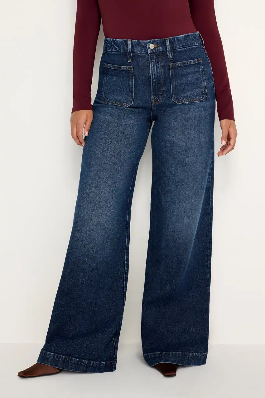 GOOD WAIST PALAZZO JEANS