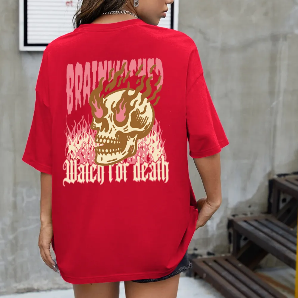 Fire skull death Women's T-shirt