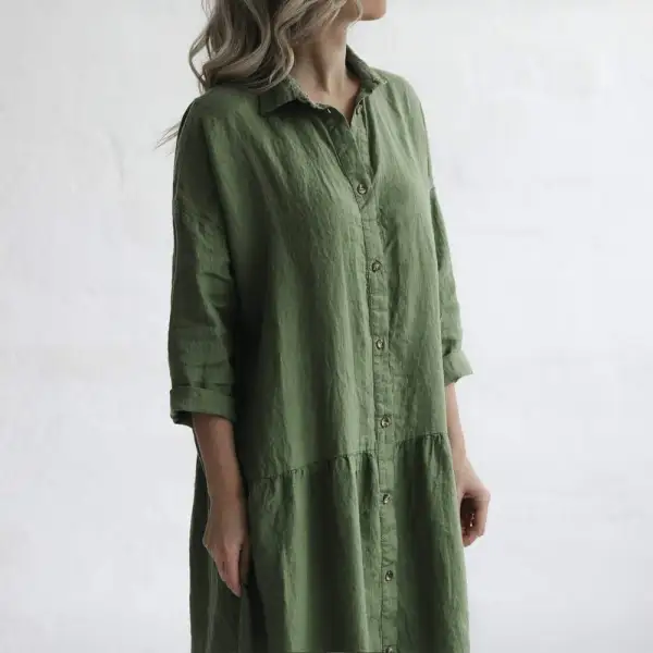 Minimalism Oversized  Shirt Dress