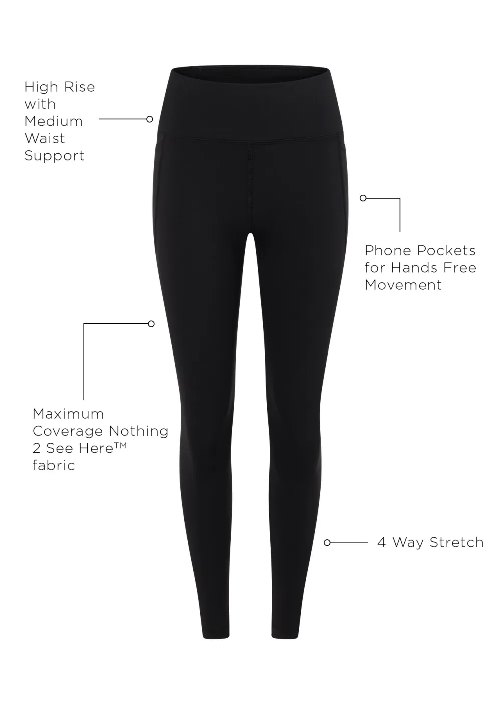 Amy Phone Pocket Tech Ankle Biter Leggings