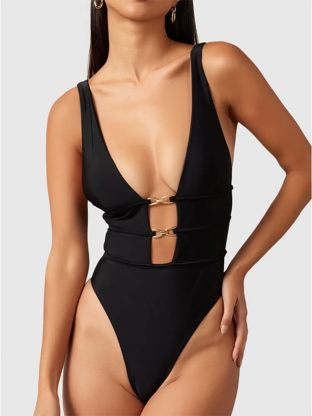 Black Swimsuit Set