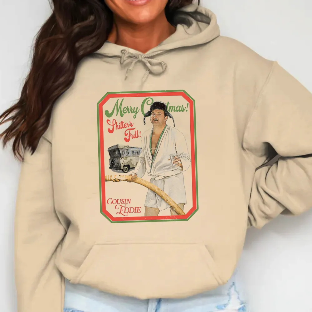 Vintage Chrismas Shitter's Full Hoodie