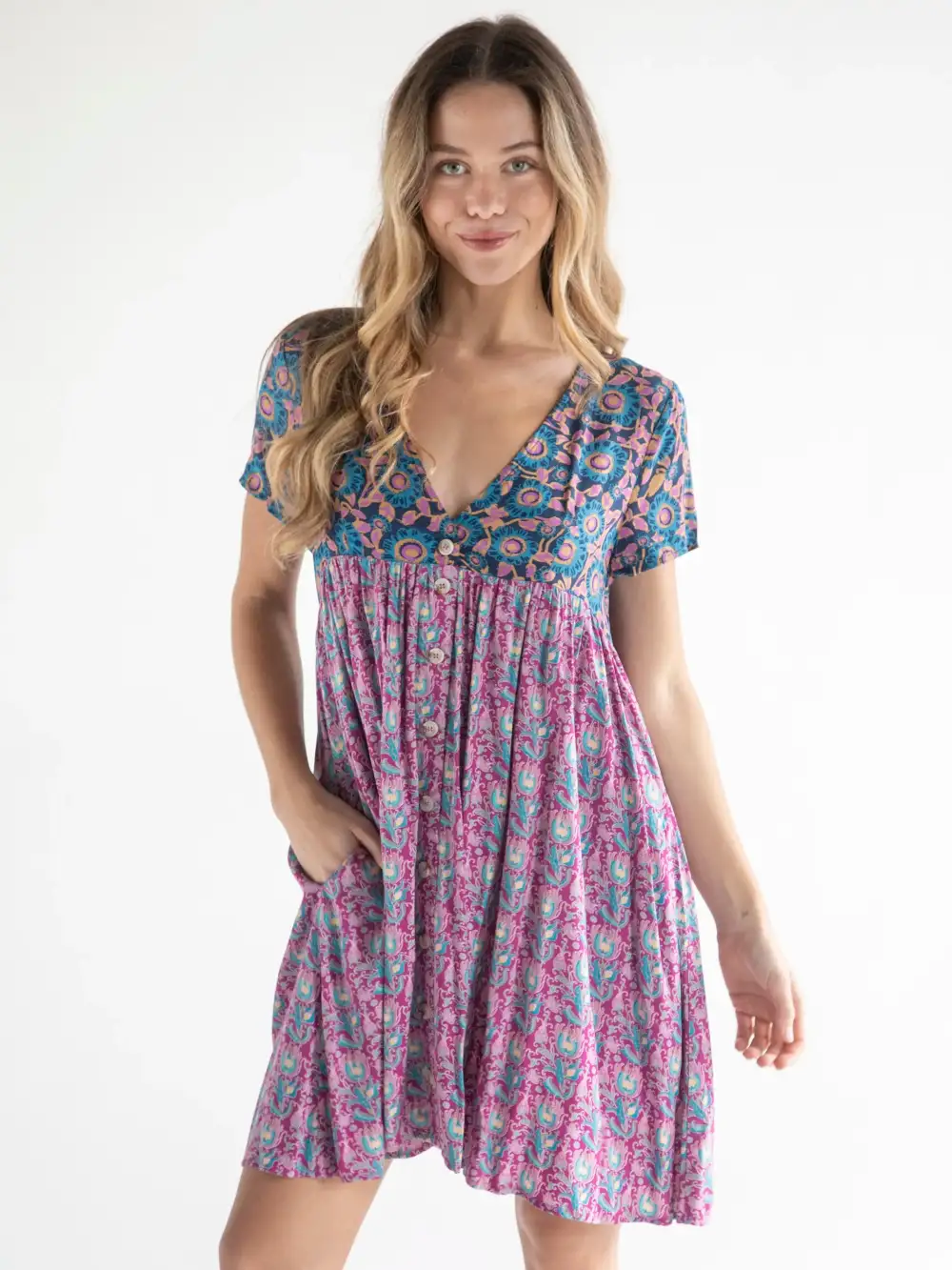 Avery Dress - Multi Floral