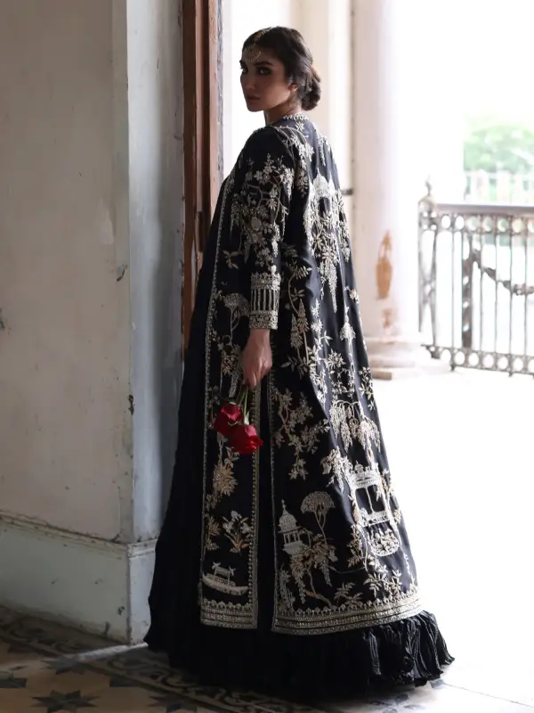 BORGIA COAT W/ ANARKALI