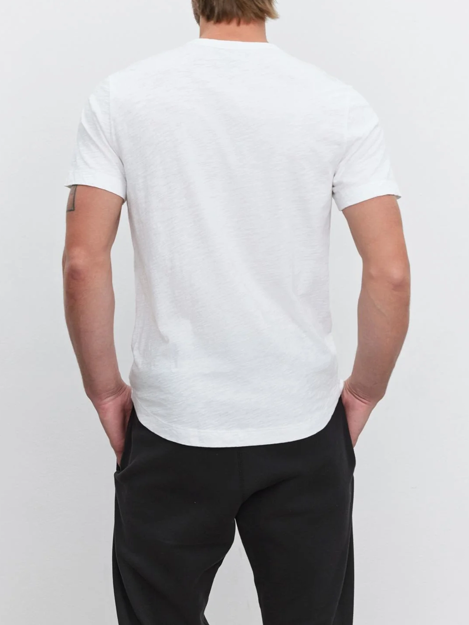 Round Neck Short Sleeve Cotton T-Shirt