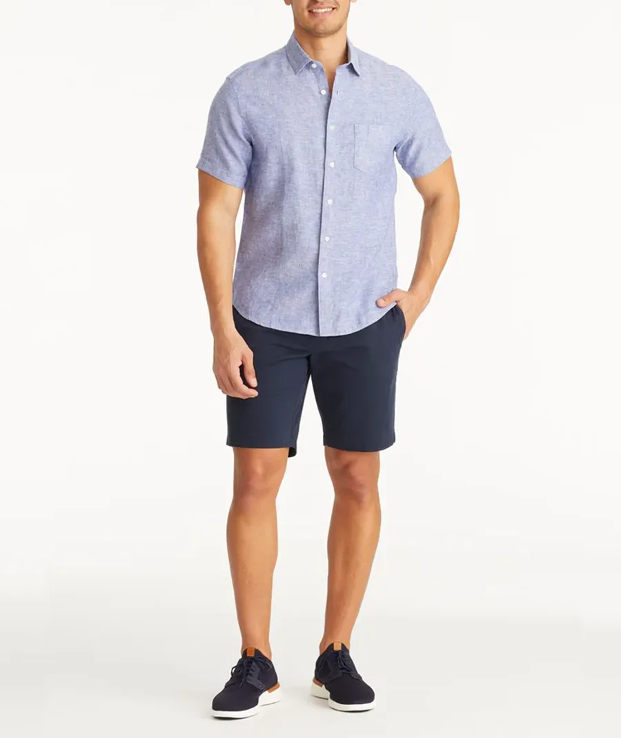 Navy Blue Men's Commuter Shorts