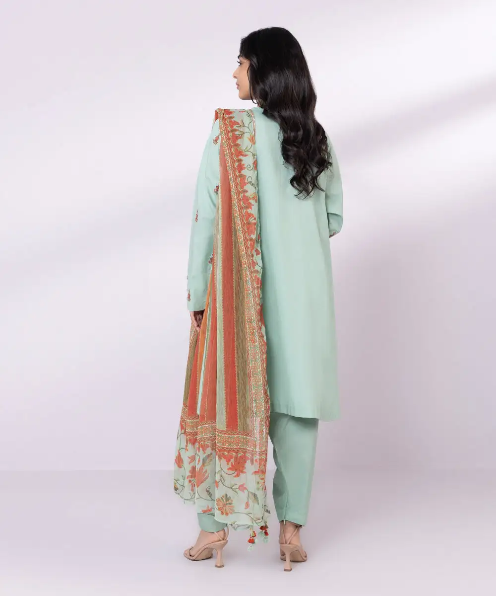 2 Piece - Embroidered Lawn Suit