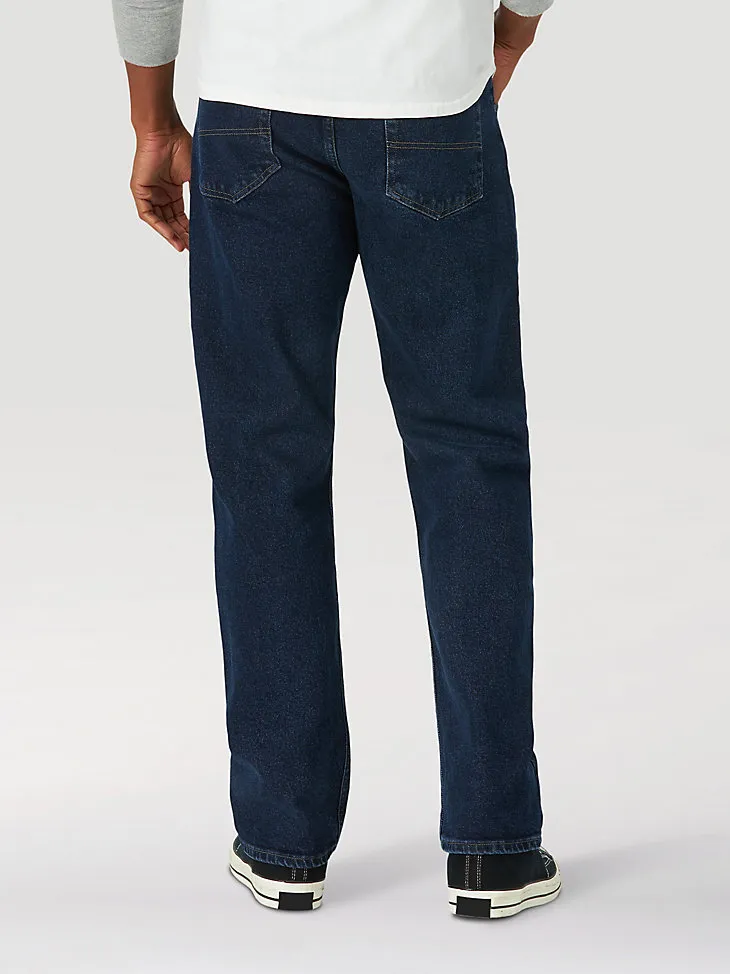 MEN'S WRANGLER AUTHENTICS® RELAXED FIT FLEX JEAN IN DARK STONEWASH