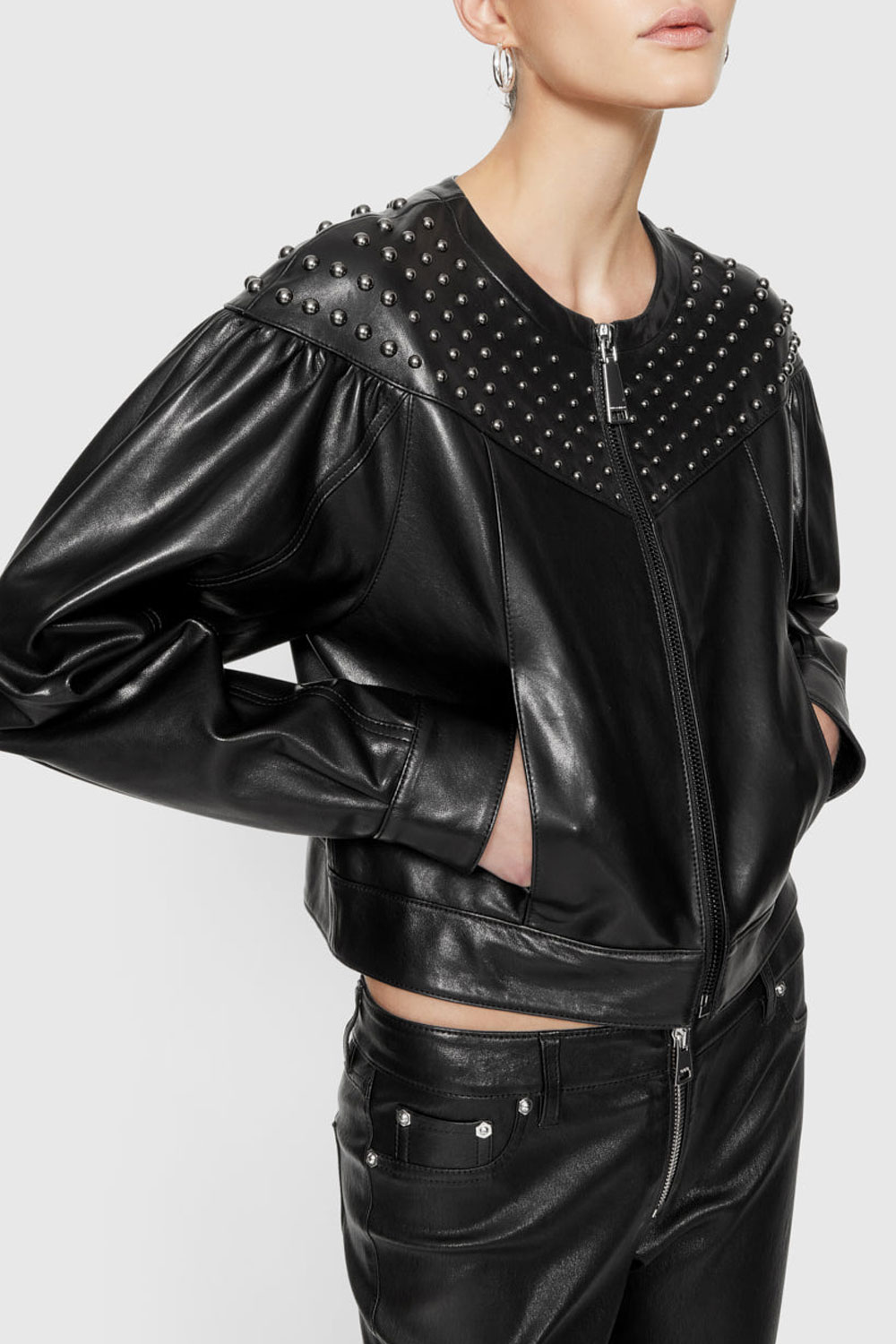 Women's Black Zip Jacket