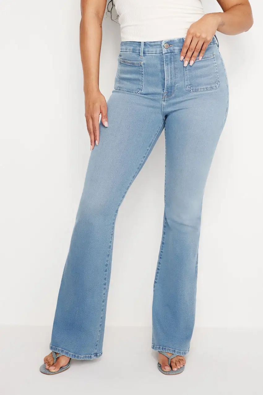 GOOD LEGS LIGHT COMPRESSION FLARE JEANS