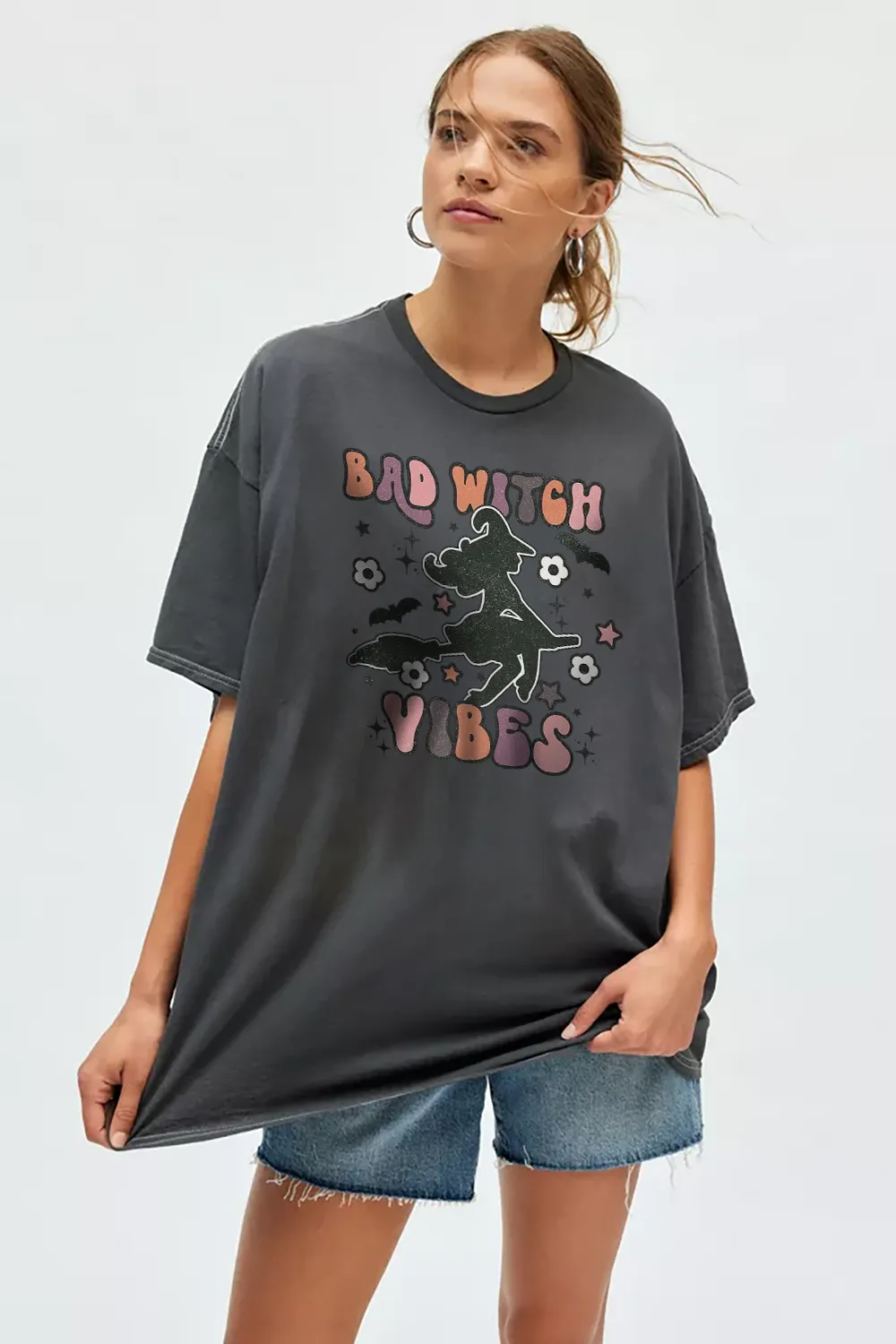 Women's Pumpkin English Halloween Printed T-shirt