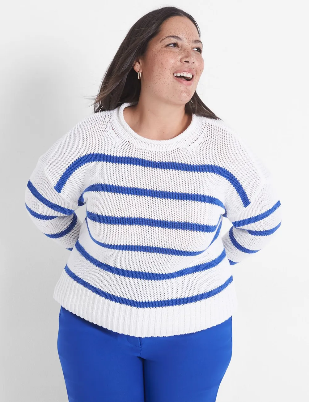 Classic Stripe Crew-Neck Sweater