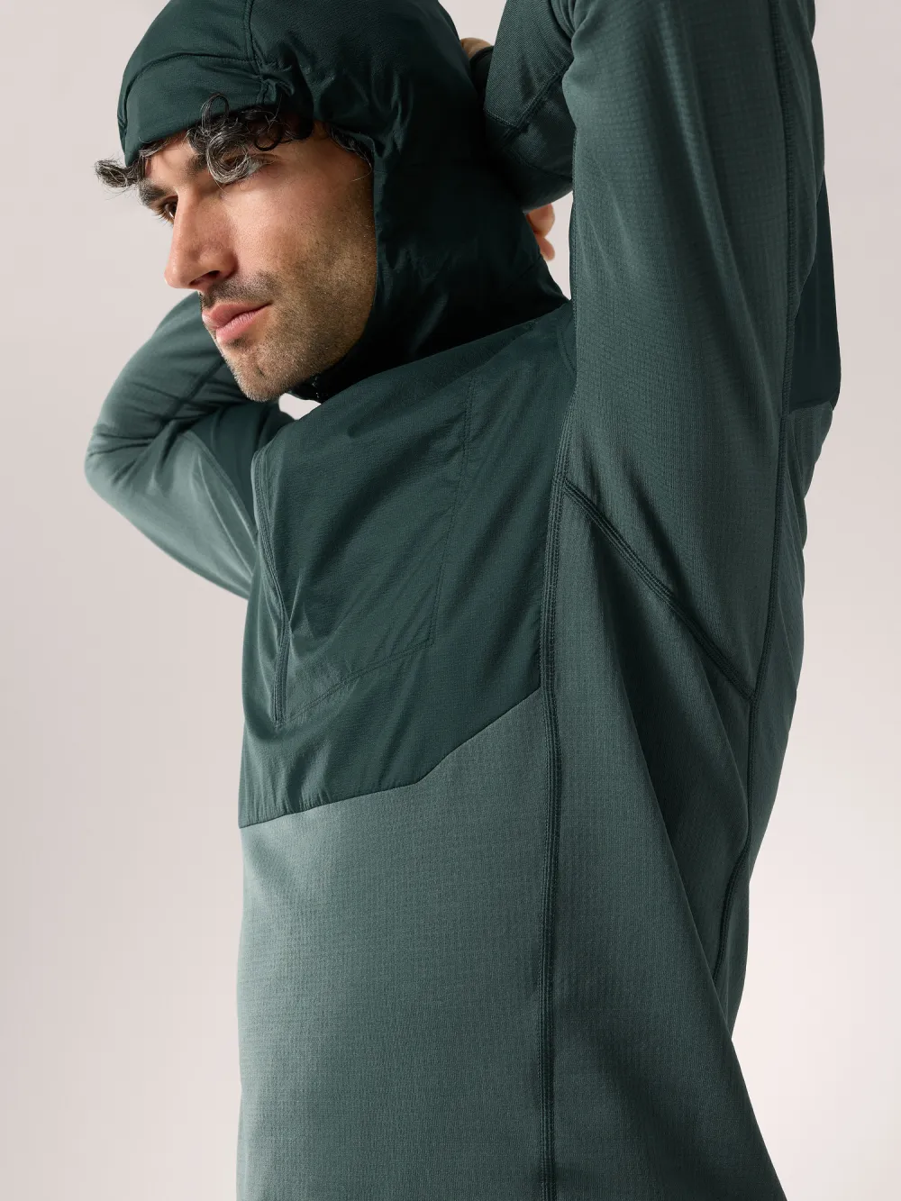 Delta Hybrid Hoody Men's