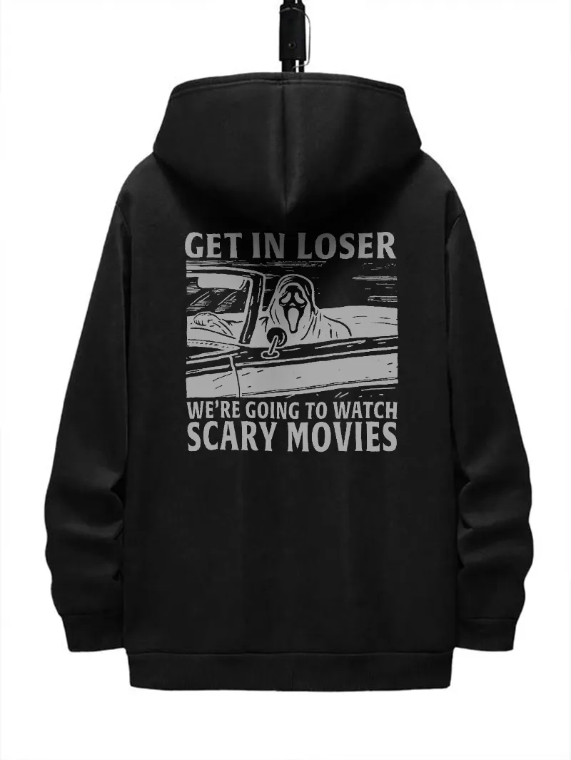 Ghost print hoodies how perfect and cozy piece for your Halloween day