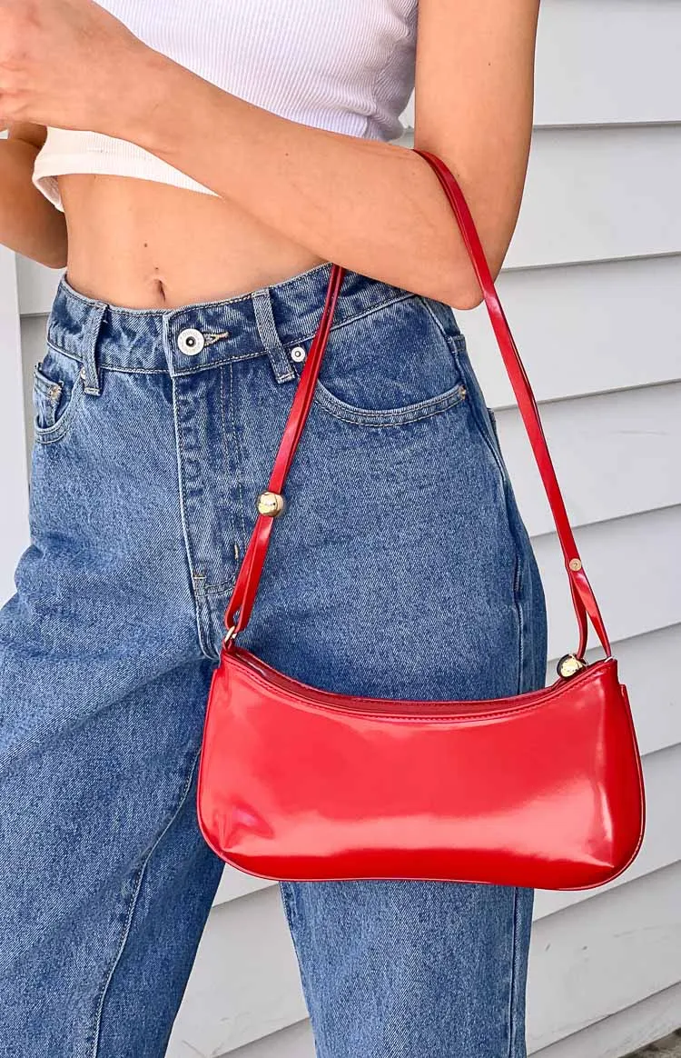 Billini Rosabelle Strawberry Shine Shoulder Bag