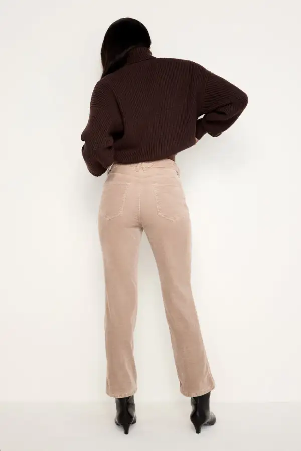 GOOD CURVE STRAIGHT CORDUROY PANTS