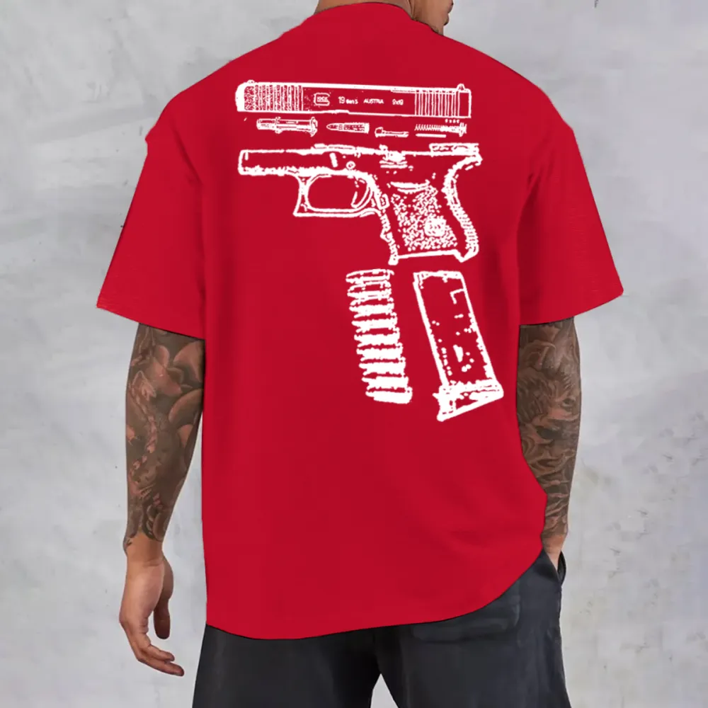 In Glock We Trust Men T-shirt,Short Sleeve,T-shirt Size S-4XL