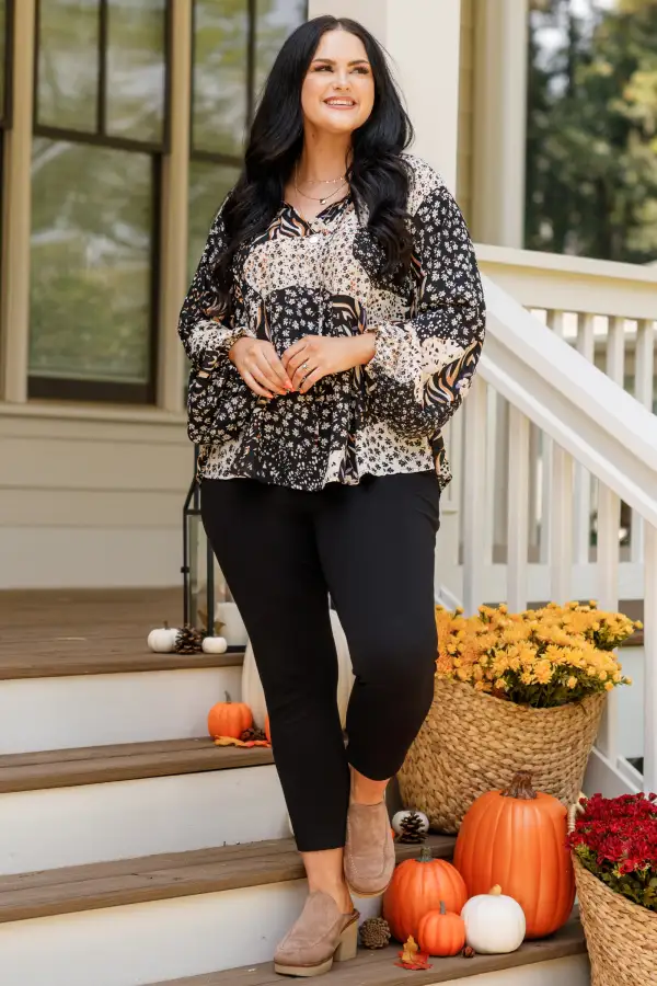 The Thursday Blouse, Black