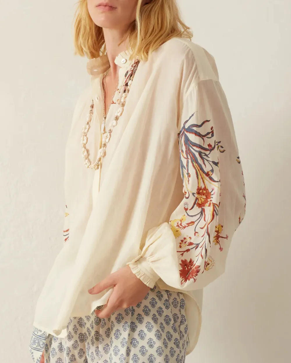 Poet Sun Lily Valley Blouse