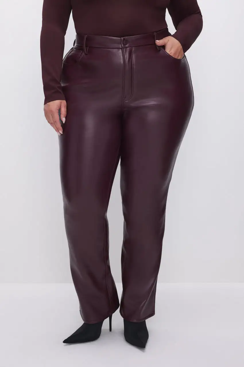 GOOD ICON FAUX LEATHER PANTS