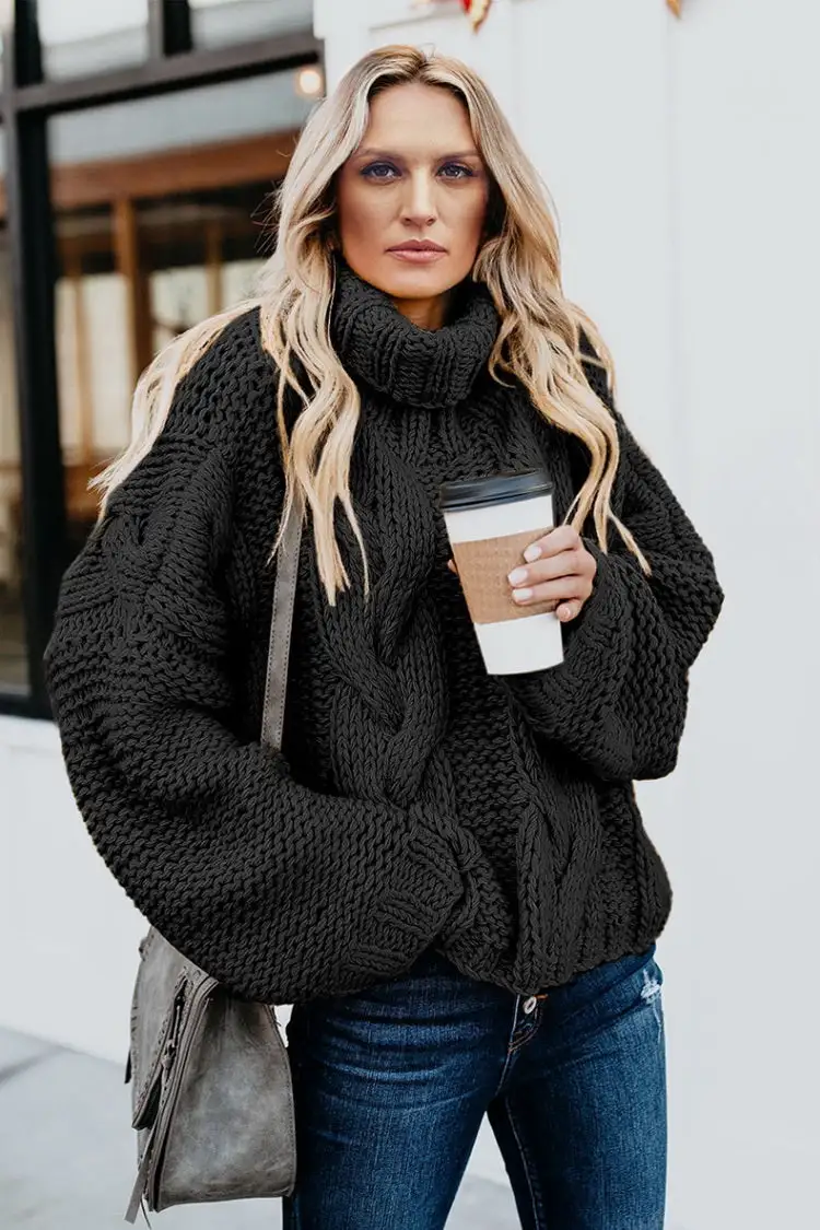 Plain Highneck Sweater