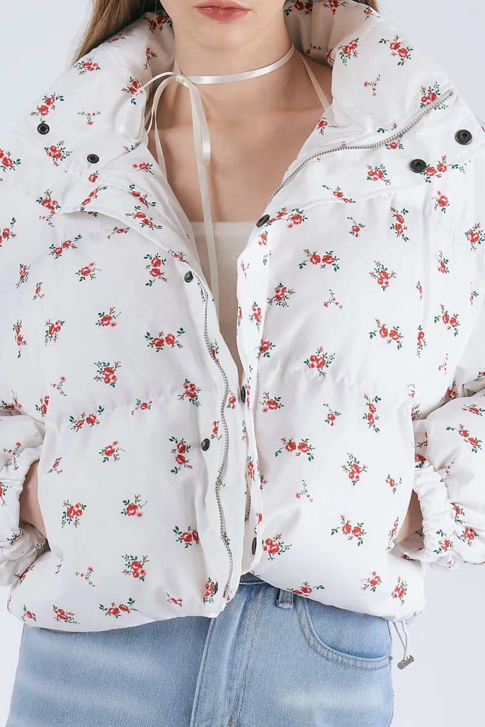 Rosie Floral Puffer Jacket