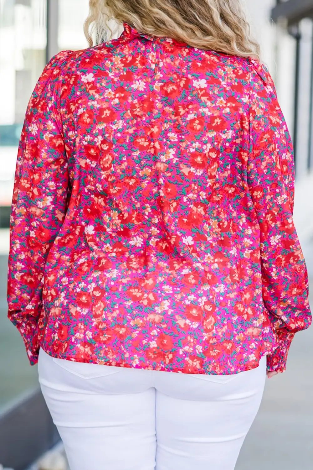 In The Warm Spring Air Top, Pink Floral