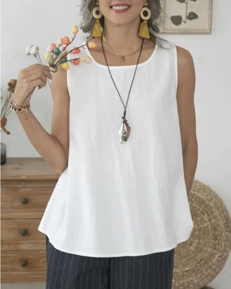 Casual Minimalism A-Line Top