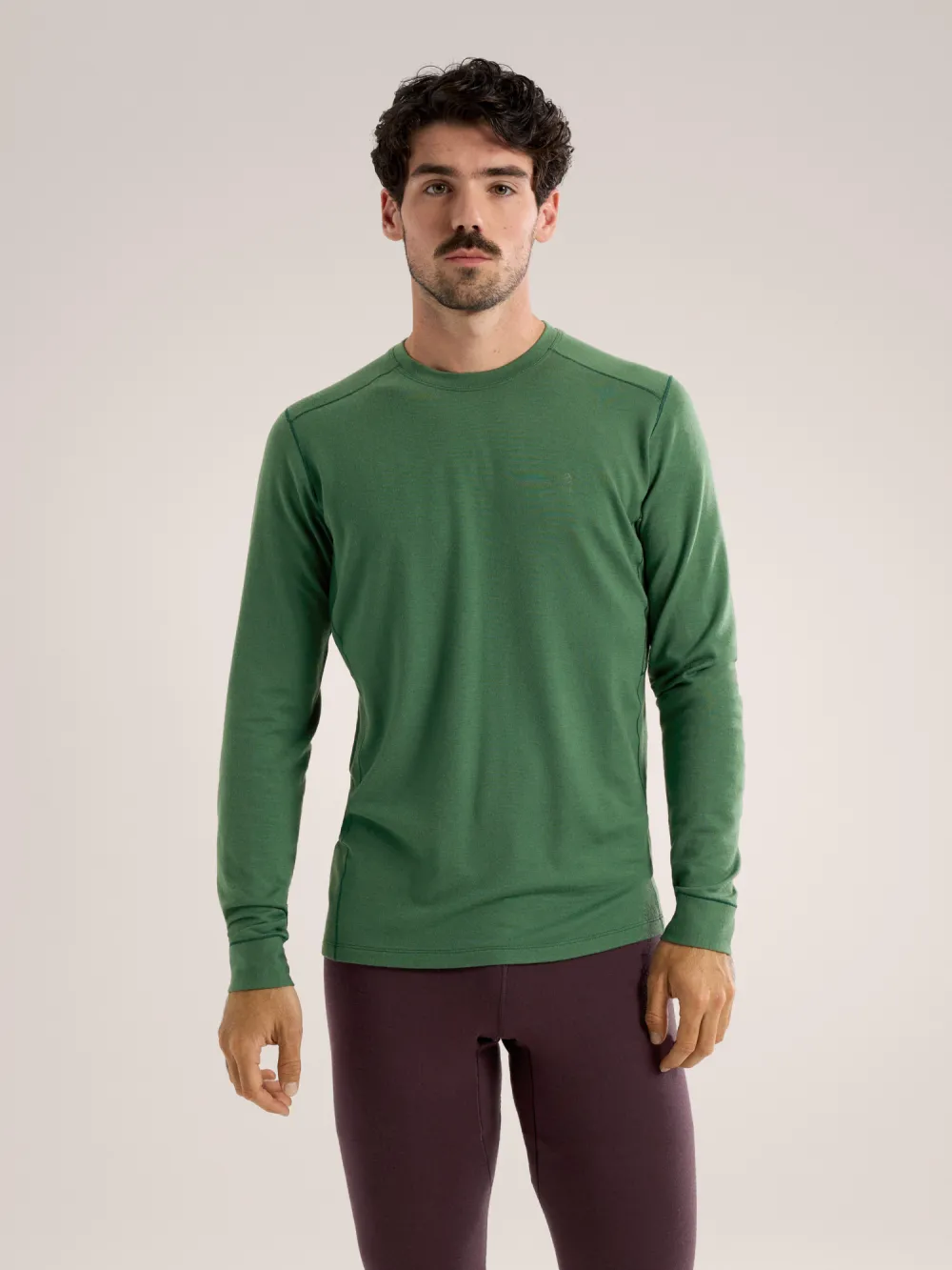 Rho Merino Wool Crew Neck LS Men's