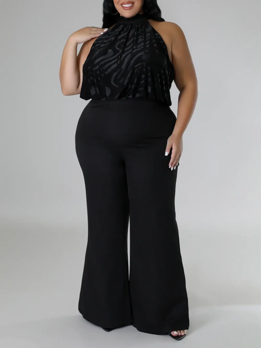 Plus-Size Fashion Pantsuit For Women