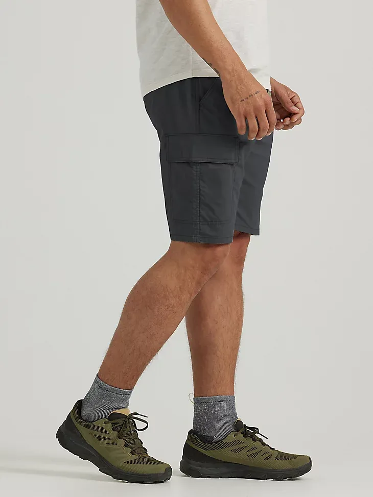 ATG BY WRANGLER™ MEN'S FLEX CARGO SHORT IN DUSTY OLIVE