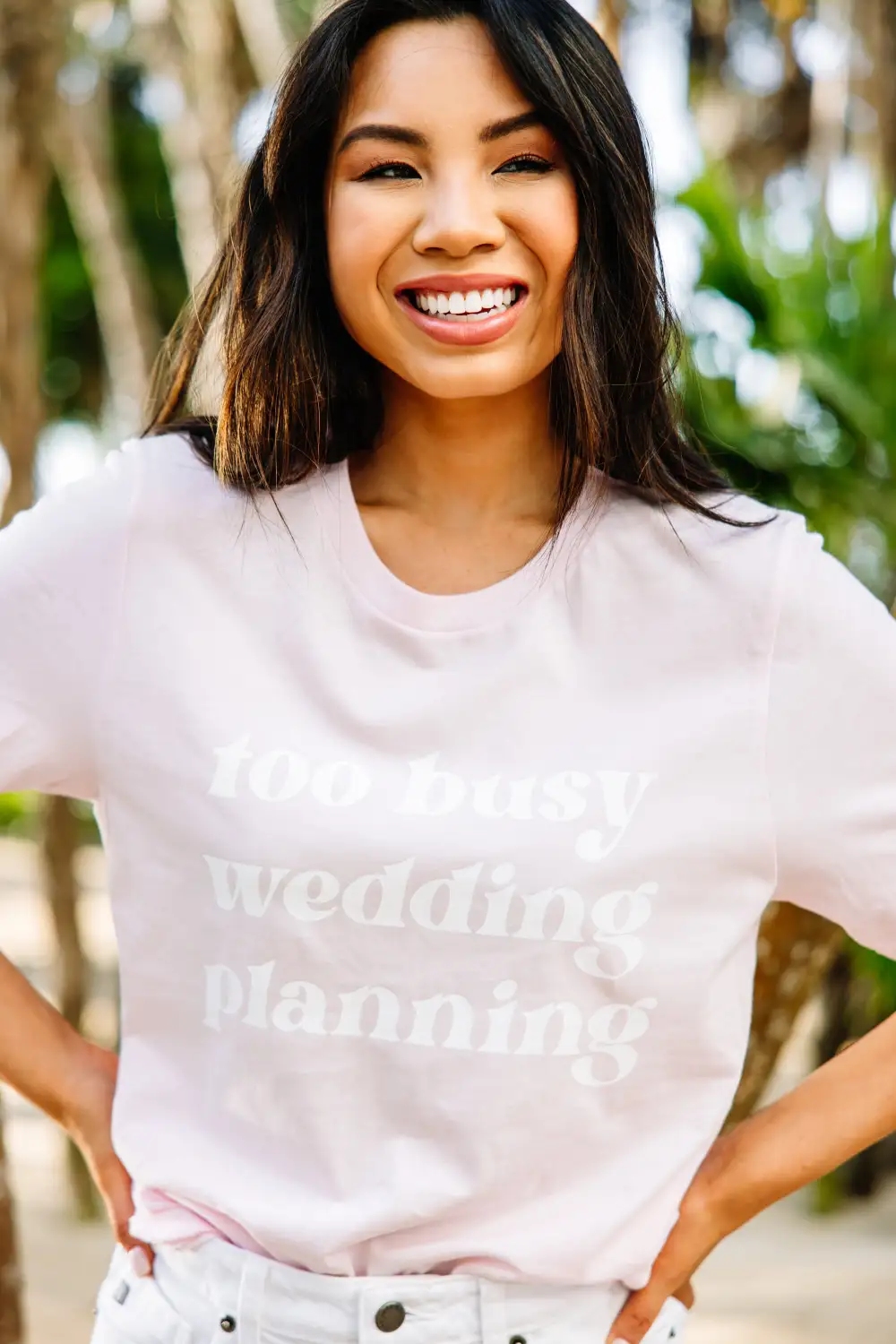 Wedding Planning Pink Graphic Tee