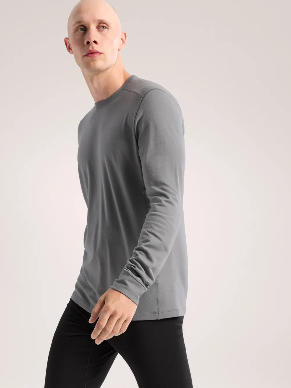 Rho Merino Wool Crew Neck LS Men's