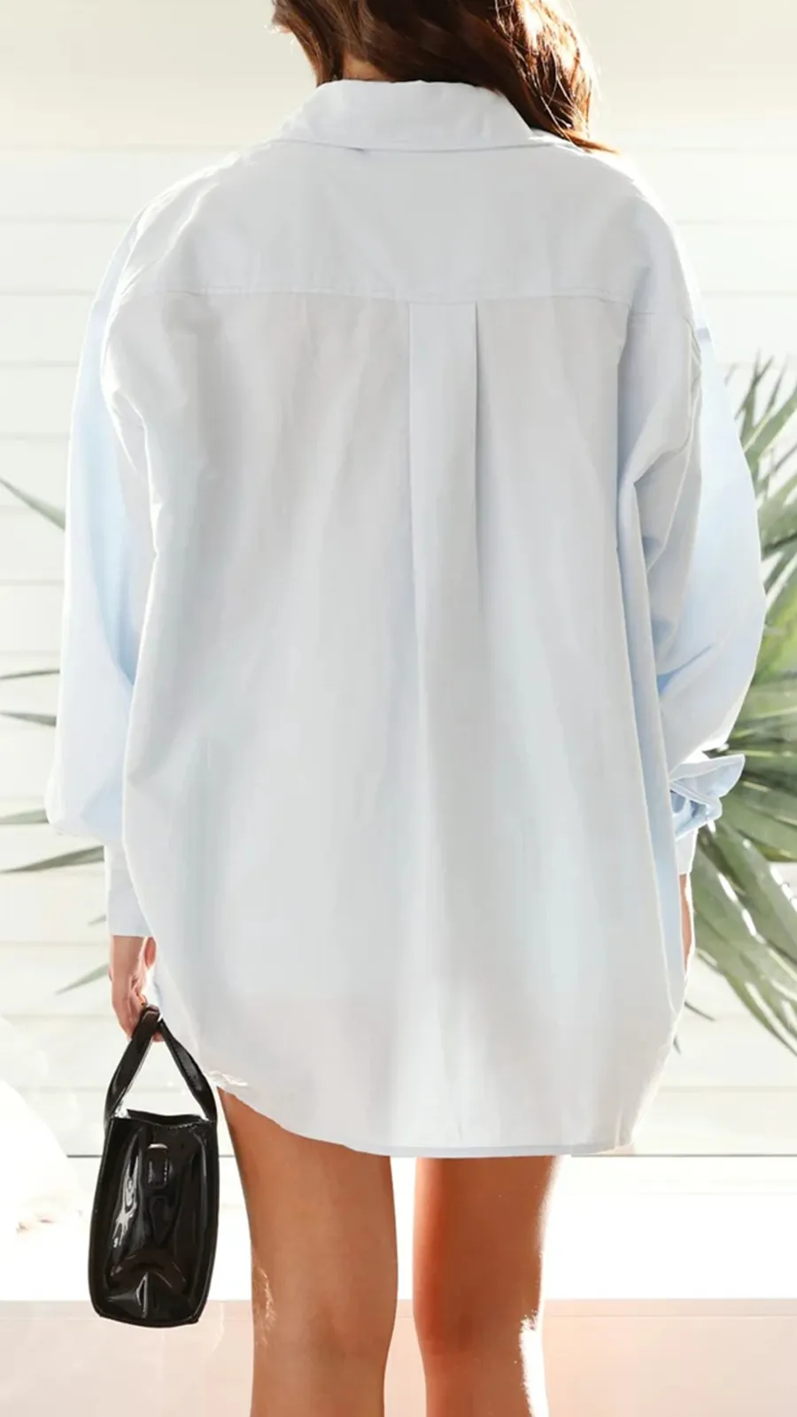 Casali Oversized Button Up Shirt - White