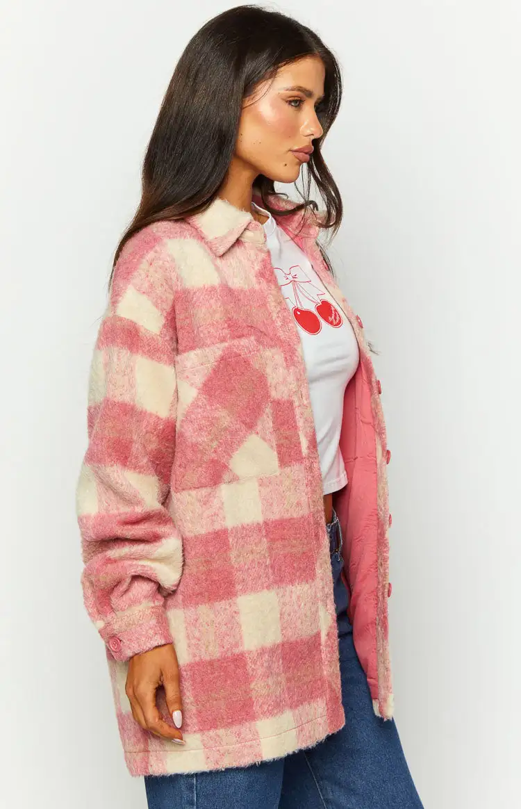 Neve Pink Check Jacket